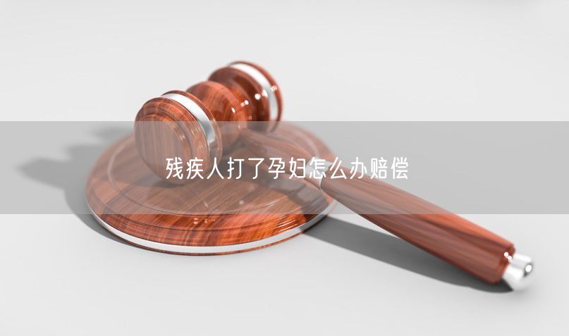 残疾人打了孕妇怎么办赔偿
